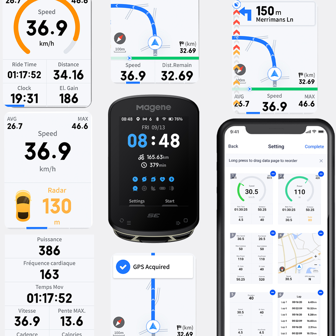 C506 SE Smart GPS Bike Computer